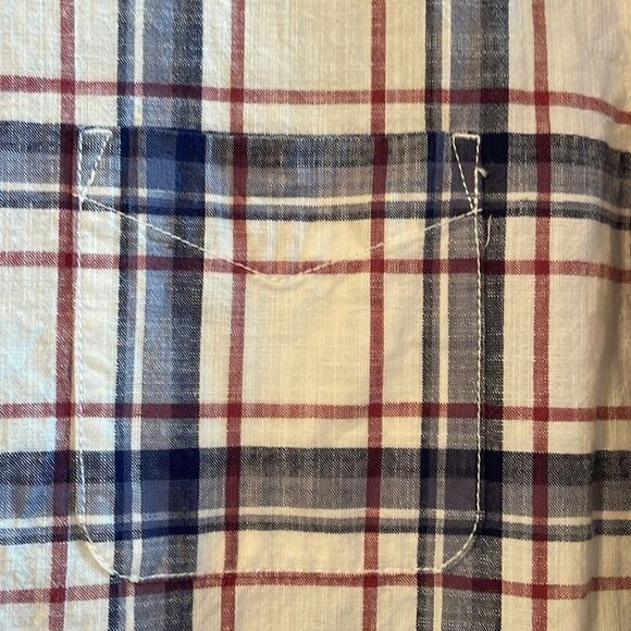 FAT FACE Long Sleeve Button Down Plaid Shirt - Picture 6 of 13